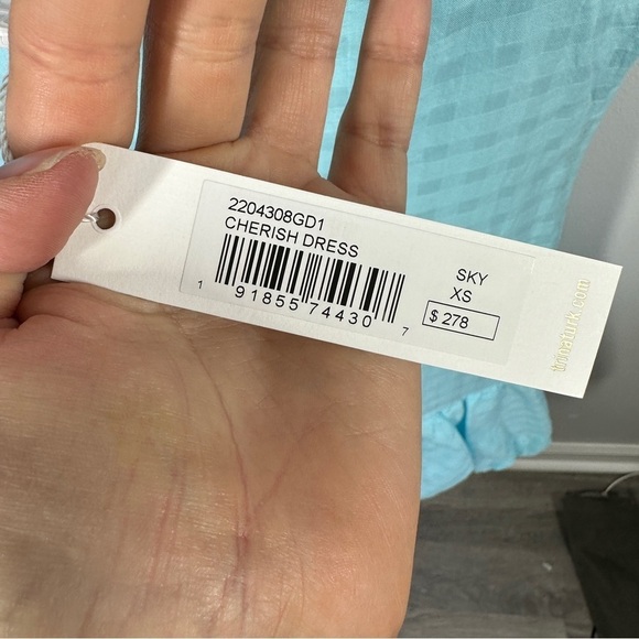 NWT Trina Turk Blue Mini Dress sz XS - Picture 4 of 5